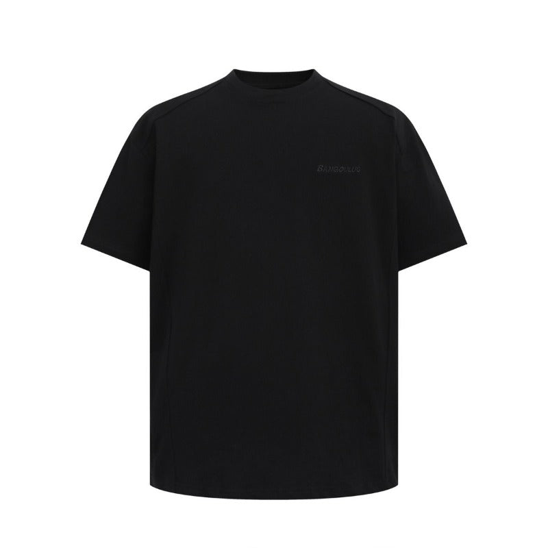 Men's t-shirts: american streetwear summer collection - deconstructed, high-end embroidered logo design, men's short-sleeve tee