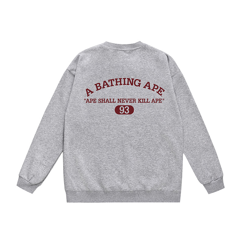 Bathing ape Crew neck sweatshirt
