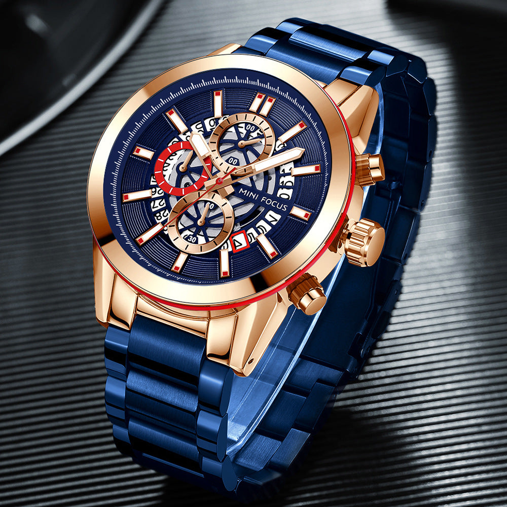 Men's Watches Calendar Luminous