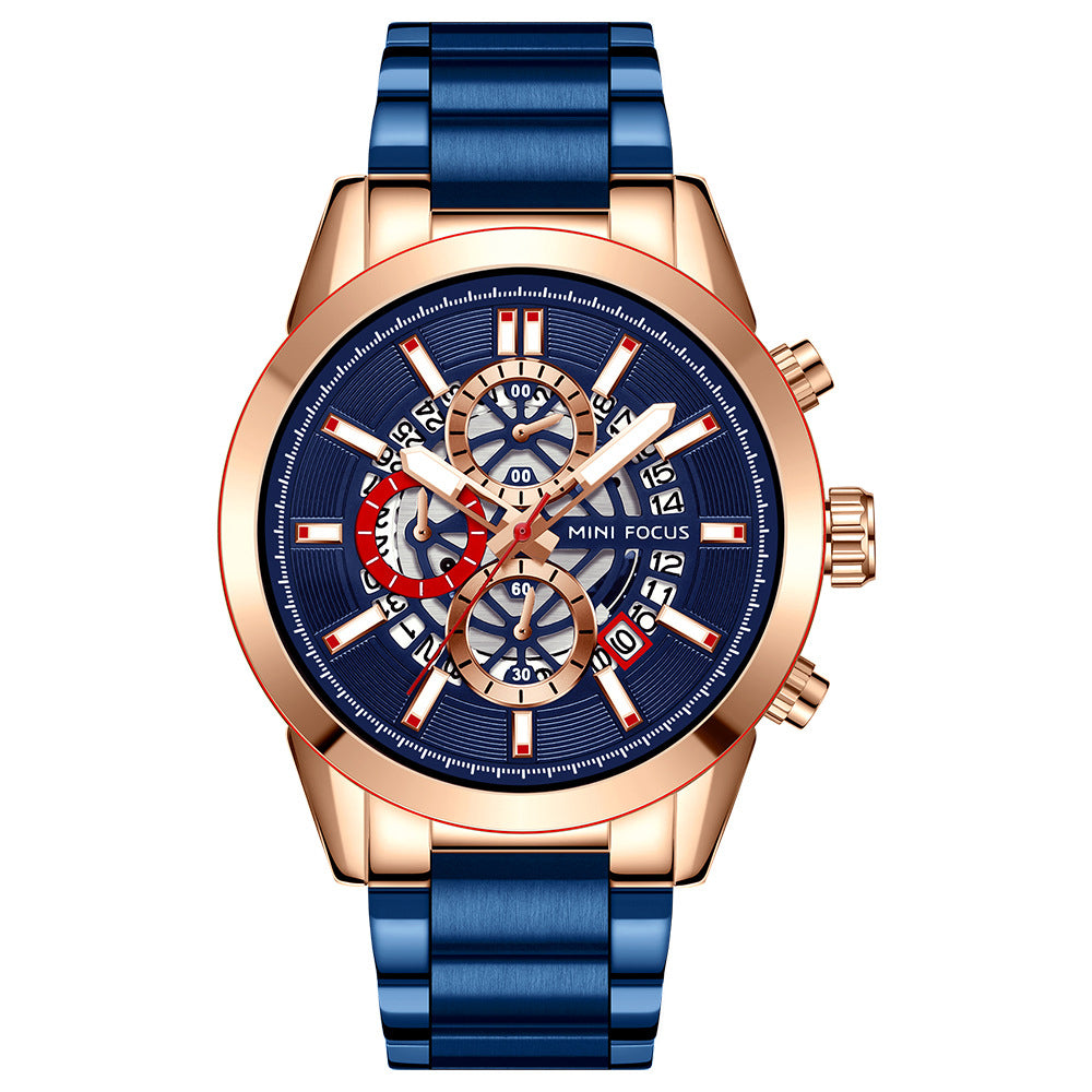 Men's Watches Calendar Luminous