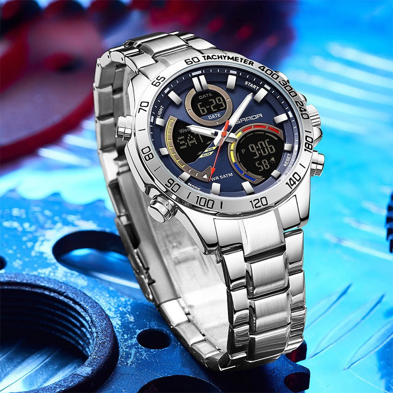 Men's Watches Multi-Function Dial Luminous Chronograph Watch