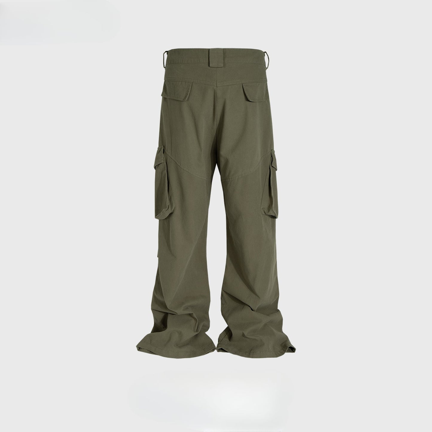 MIJKO Men's Vintage Pants MIJKO Men's Women's Wide-Foot Pleated Trousers Casual Overalls