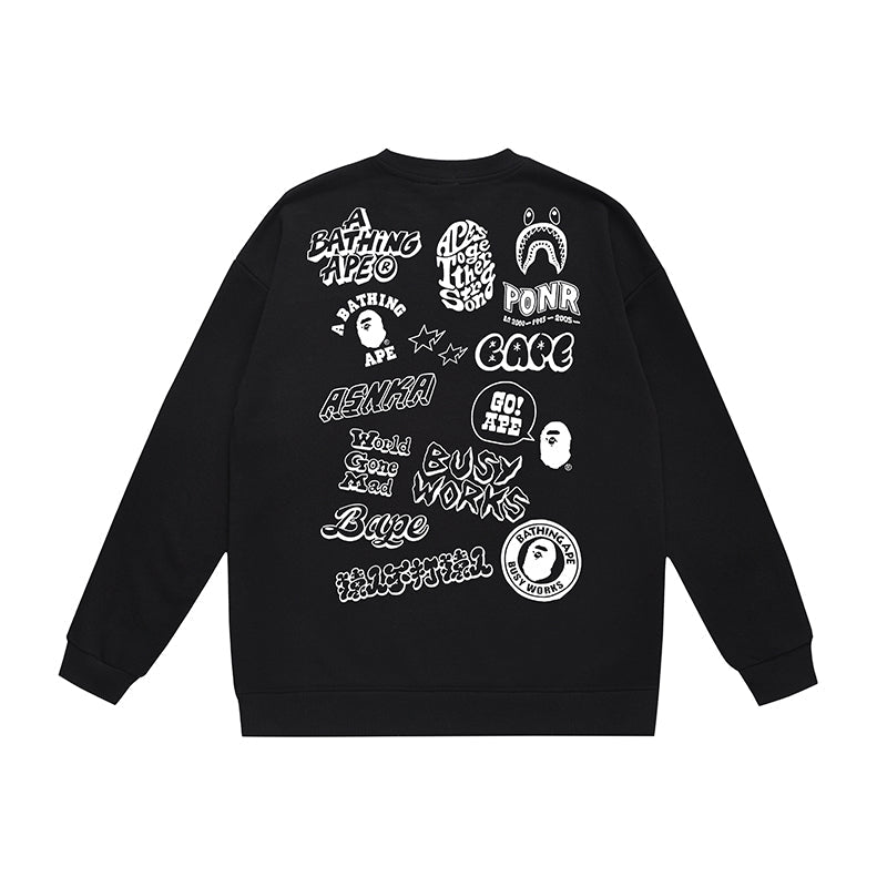 Bathing ape Crew neck sweatshirt