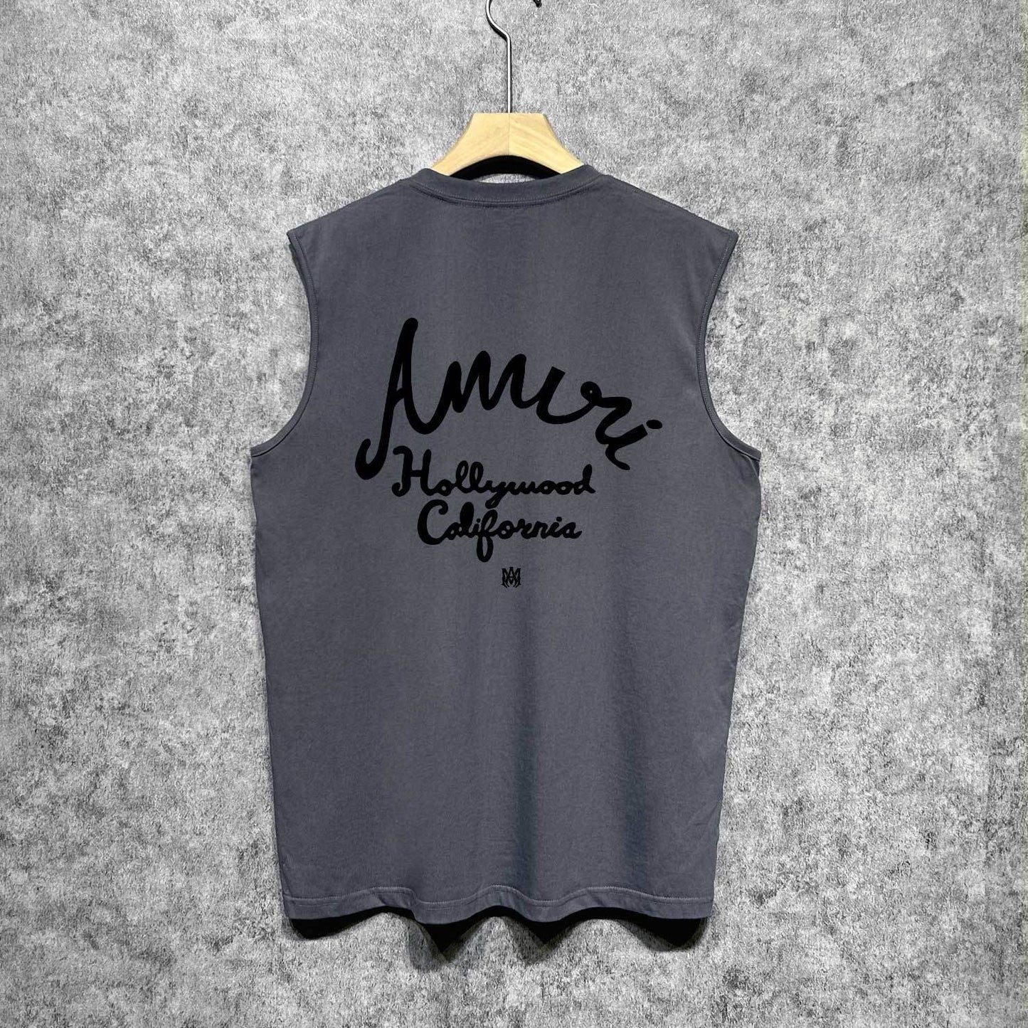 Amiri tank top california hollywood letterprinting