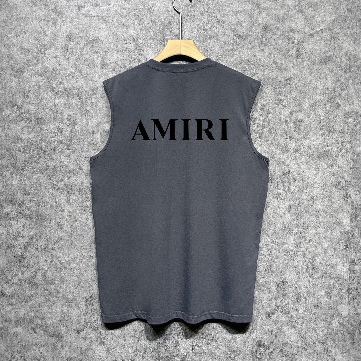 Amiri tank top new thick letterprinting