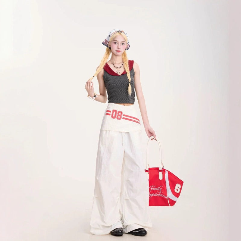 Women casual pants retroloose