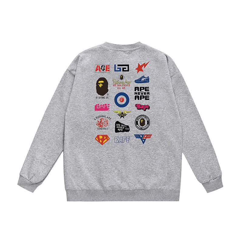 Bathing ape Crew neck sweatshirt