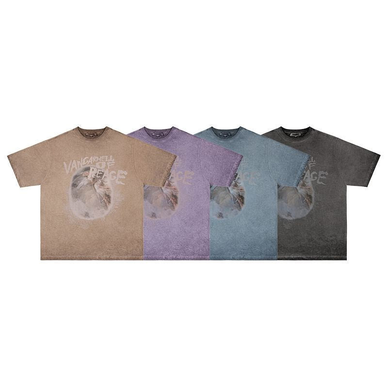 Men T Shirts Make Old Peace Dove Loose Short Sleeves