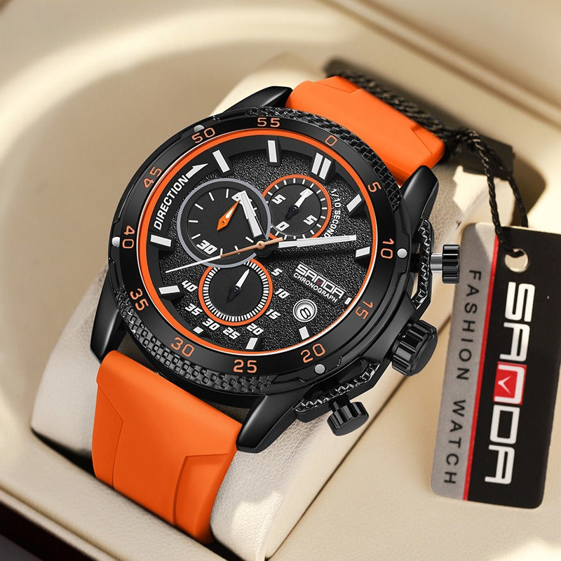 Men's Watches Multifunctional Luminous Waterproof Watch Quartz Watch