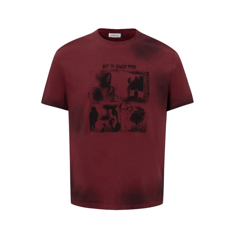 Men's t-shirts: american street style summer unisex graphic tee - artistic figure design, relaxed fit, premium quality short sleeve