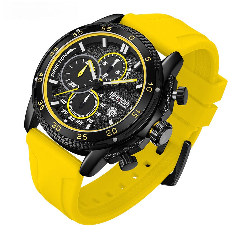 Men's Watches Multifunctional Luminous Waterproof Watch Quartz Watch