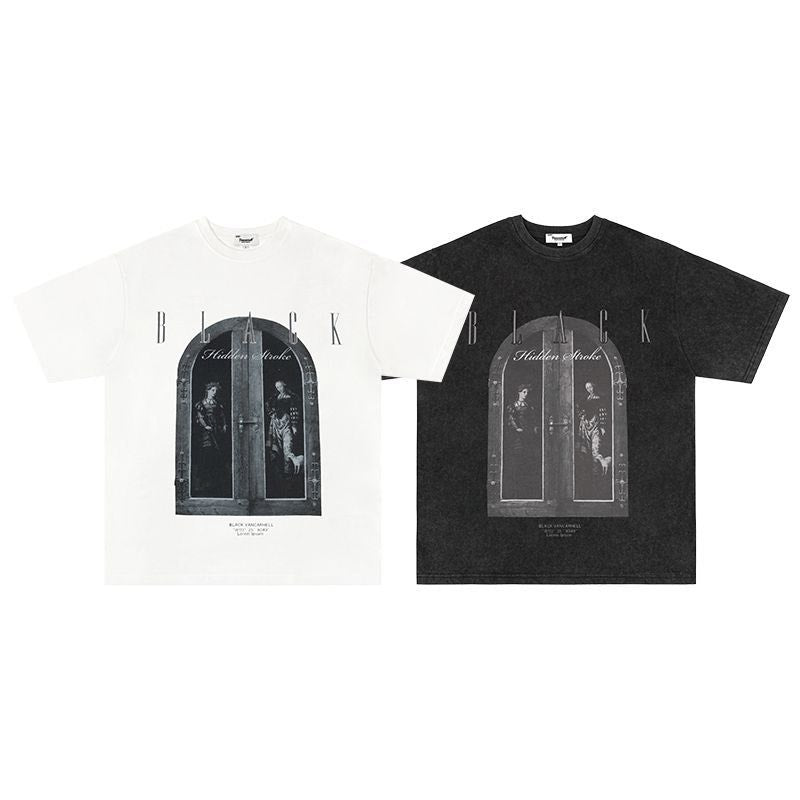 Mens T Shirts Do Old Oversize Short Sleeves