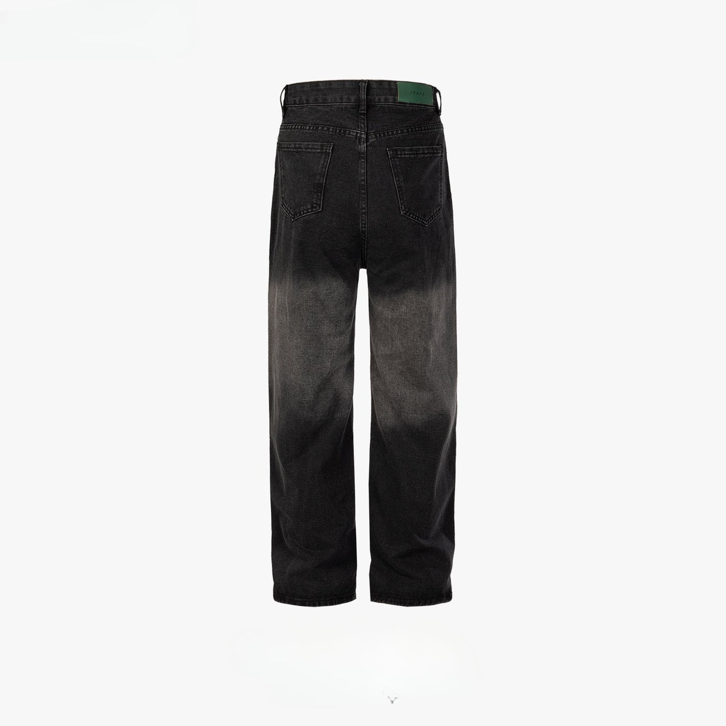 MIJKO Men's Vintage Pants MIJKO Men's and Women's Wide Feet Washed Jeans