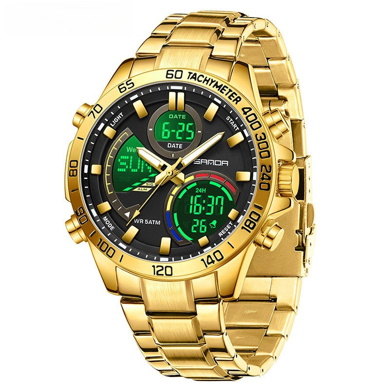 Men's Watches Multi-Function Dial Luminous Chronograph Watch