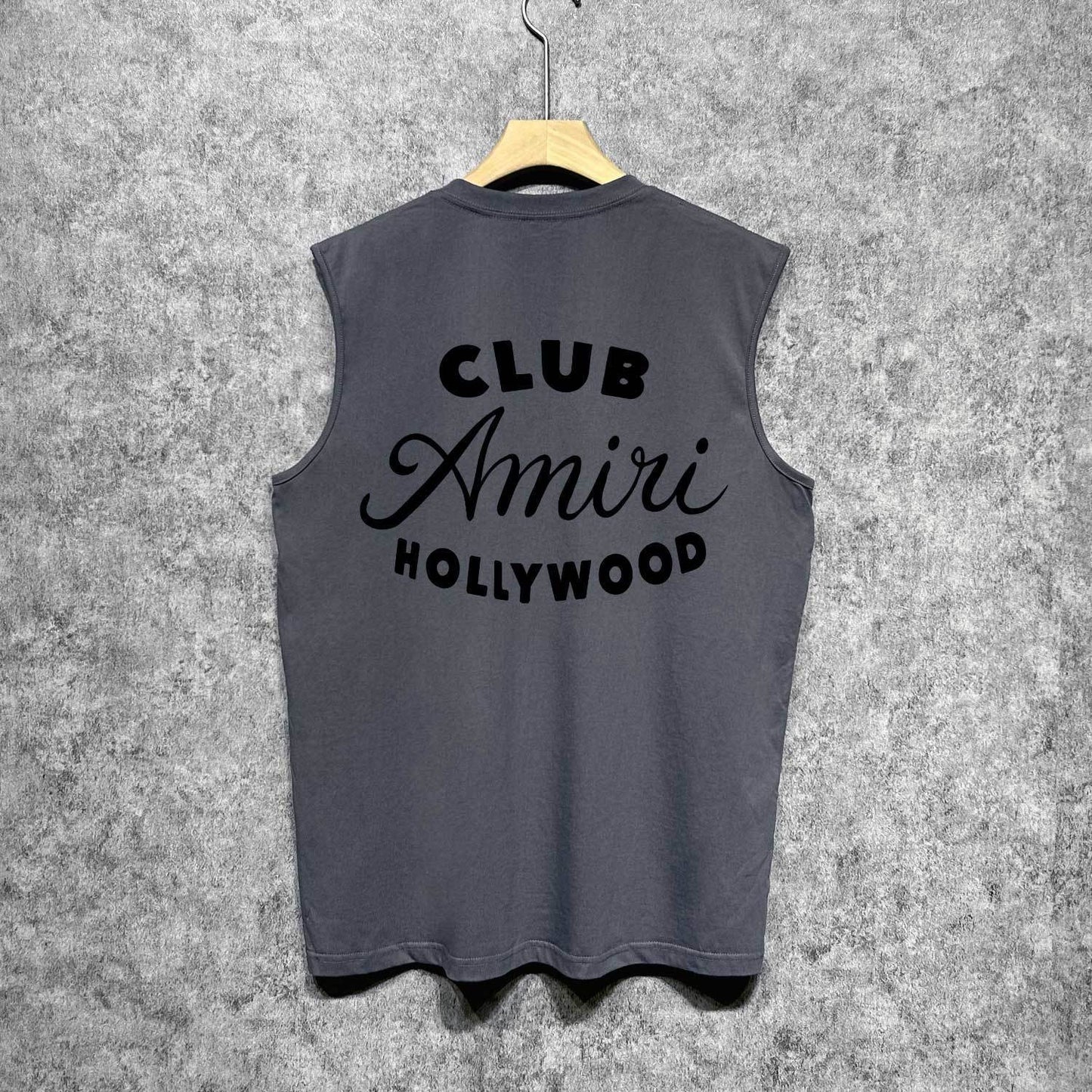 Amiri tank top hollywood club printing