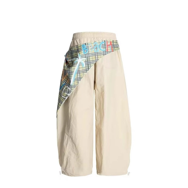 Women casual pants retro summer loose
