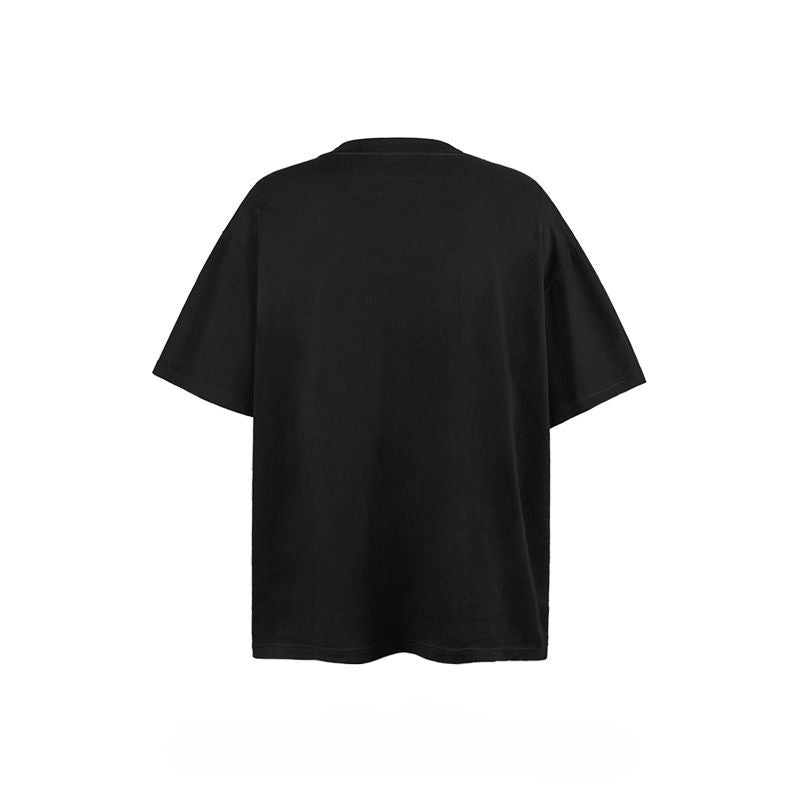 Men T Shirts Loose Cotton Cartoon Character Large Size T-Shirt