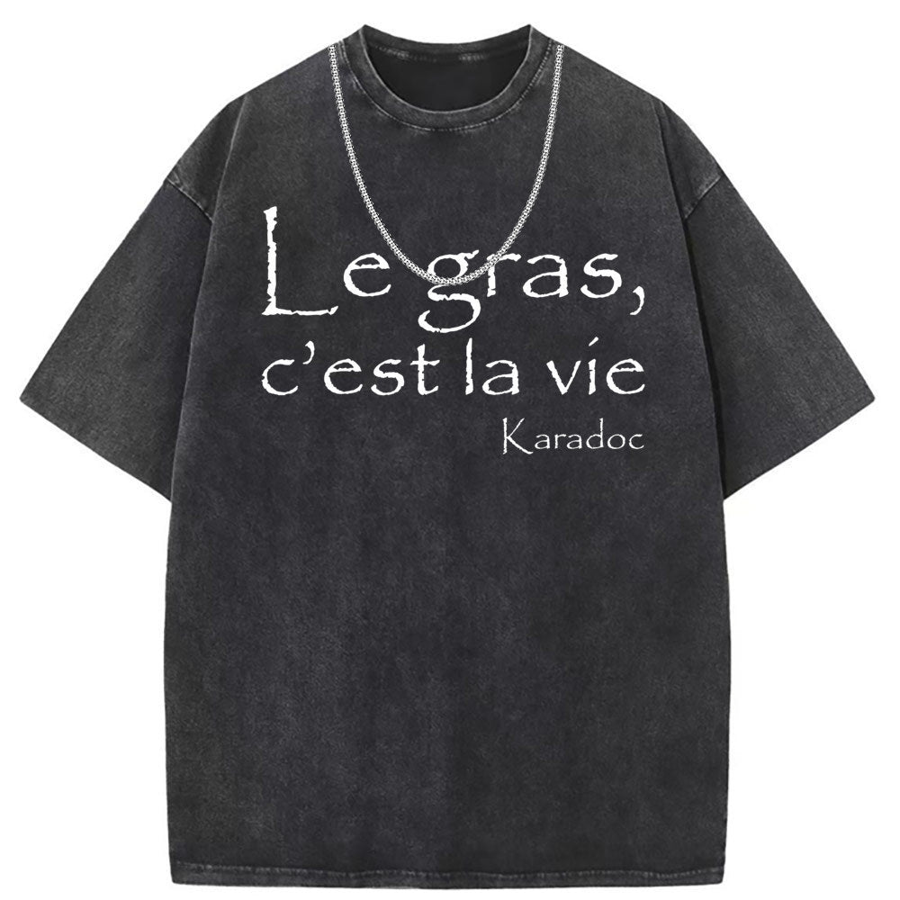 Men T Shirts Retro old pure cotton printed short sleeves