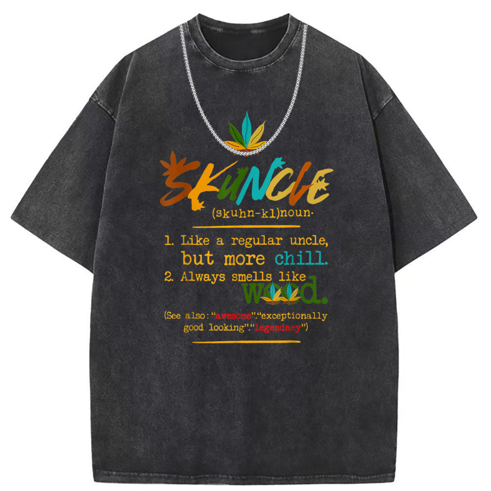 Men T Shirts Short Sleeve T-Shirt Washed Old Punk Loose