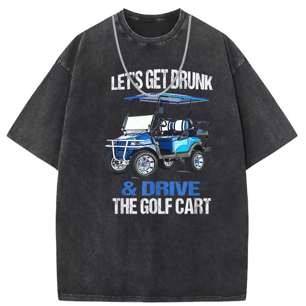 Men T Shirts Short Sleeve T-Shirt Women Washed Old American