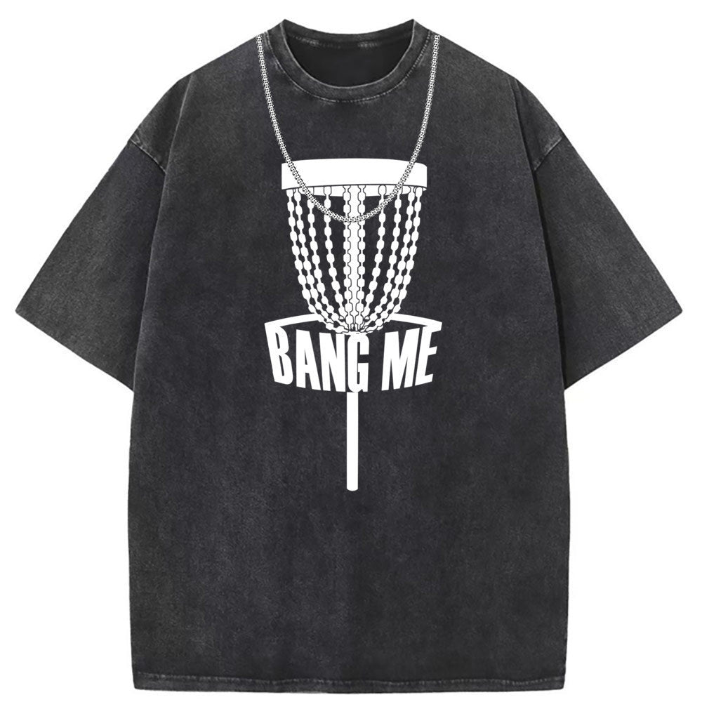 Men T Shirts Washed Old Printed Short Sleeve T-Shirts Women's Loose
