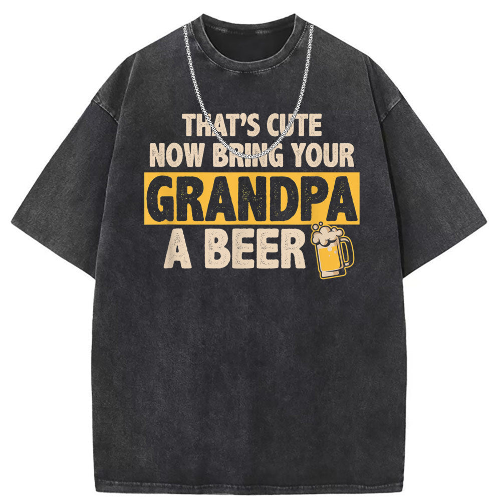 Men T Shirts Washed old punk short-sleeved T-shirt