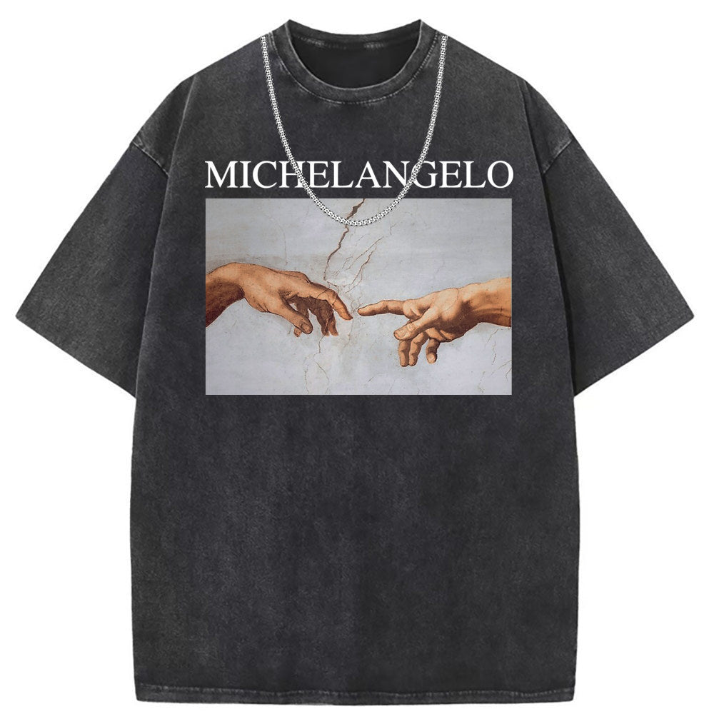 Men T Shirts Vintage vintage crew neck short sleeve t-shirt
