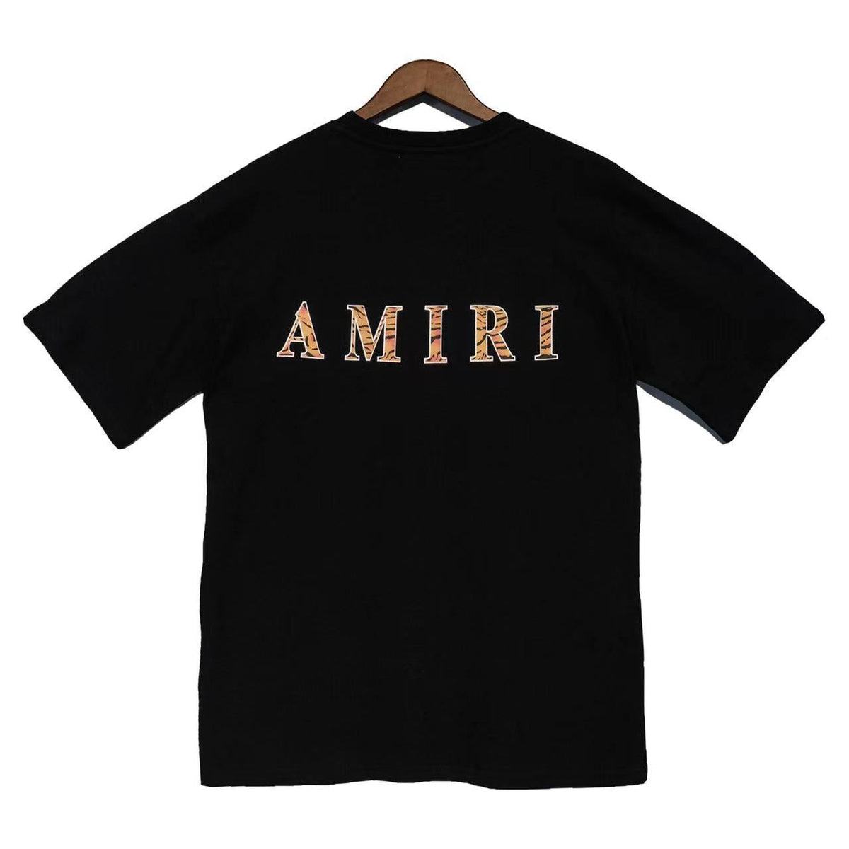Amiri T Shirt Tiger Pattern Letter Print