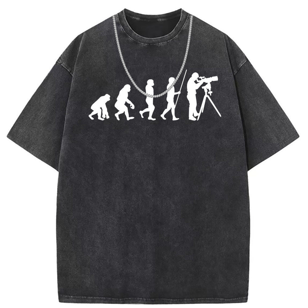 Mens T Shirts Vintage Cotton Short Sleeve T-Shirts