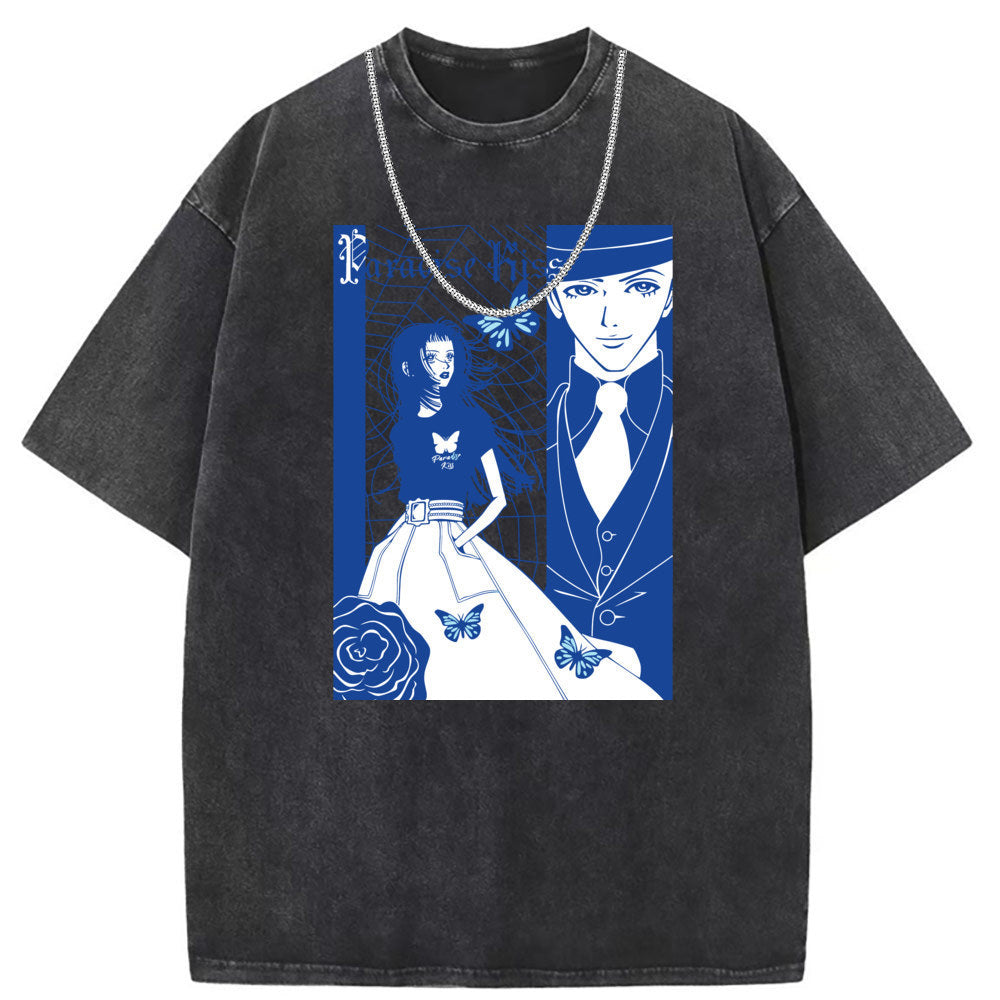 Men T Shirts Short Sleeve T-Shirts Men Old Punk