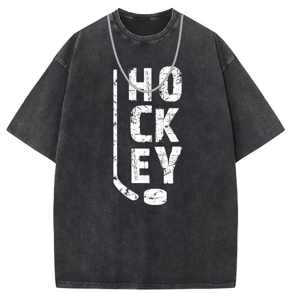 Men T Shirts Retro old cotton printed short-sleeved T-shirt