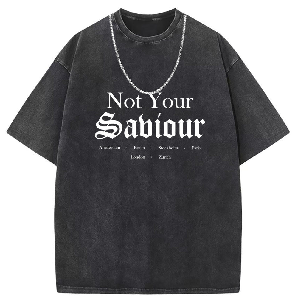 Men T Shirts Retro Old Short Sleeve T-Shirt
