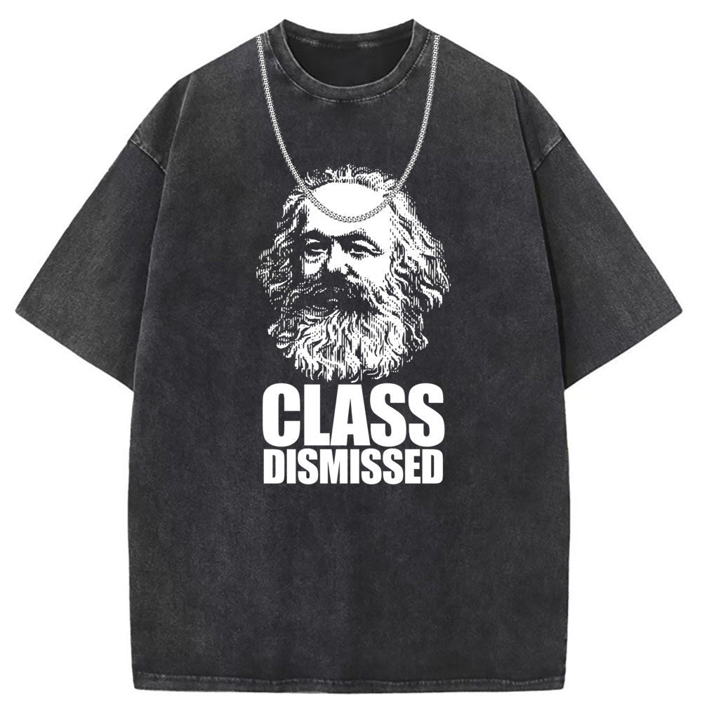 Men T Shirts Short Sleeve T-Shirt Women Washed Old American Street