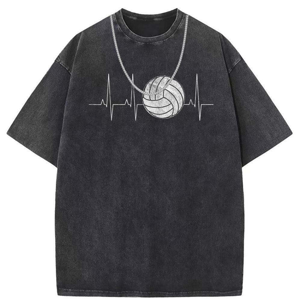 Men T Shirts Short Sleeve T-Shirt Women Washed Old American Street