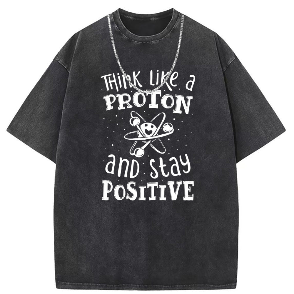 Men T Shirts Short-sleeved T-shirt women washed and old