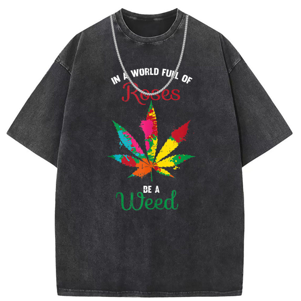 Men T Shirts Short Sleeve T-Shirt Women Washed Old American