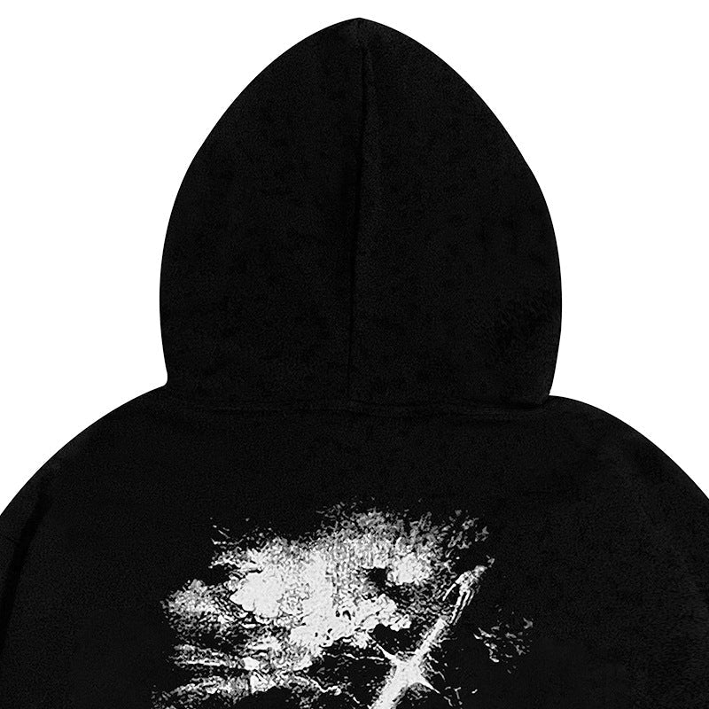 Amiri Hoodie FOG American pattern hooded sweater for men and women
