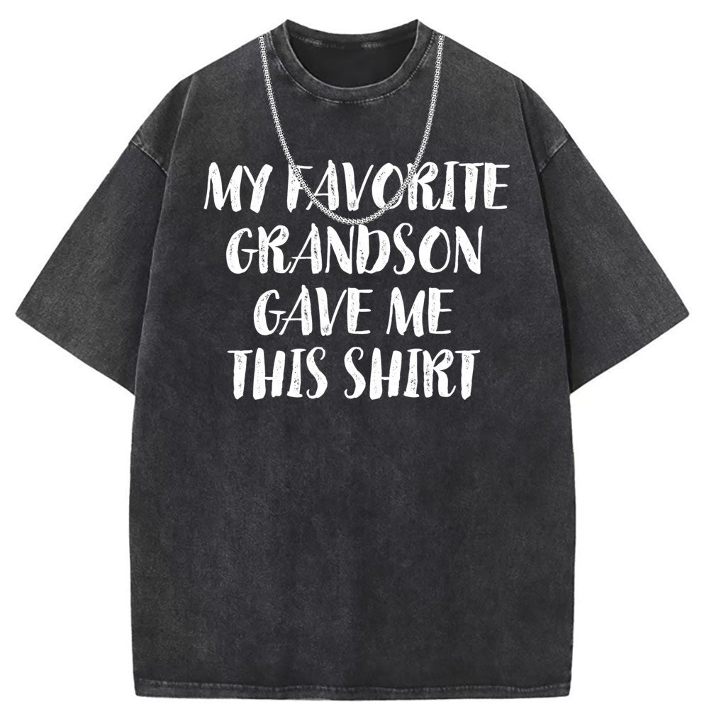 Men T Shirts Vintage oversize printed short-sleeved T-shirt