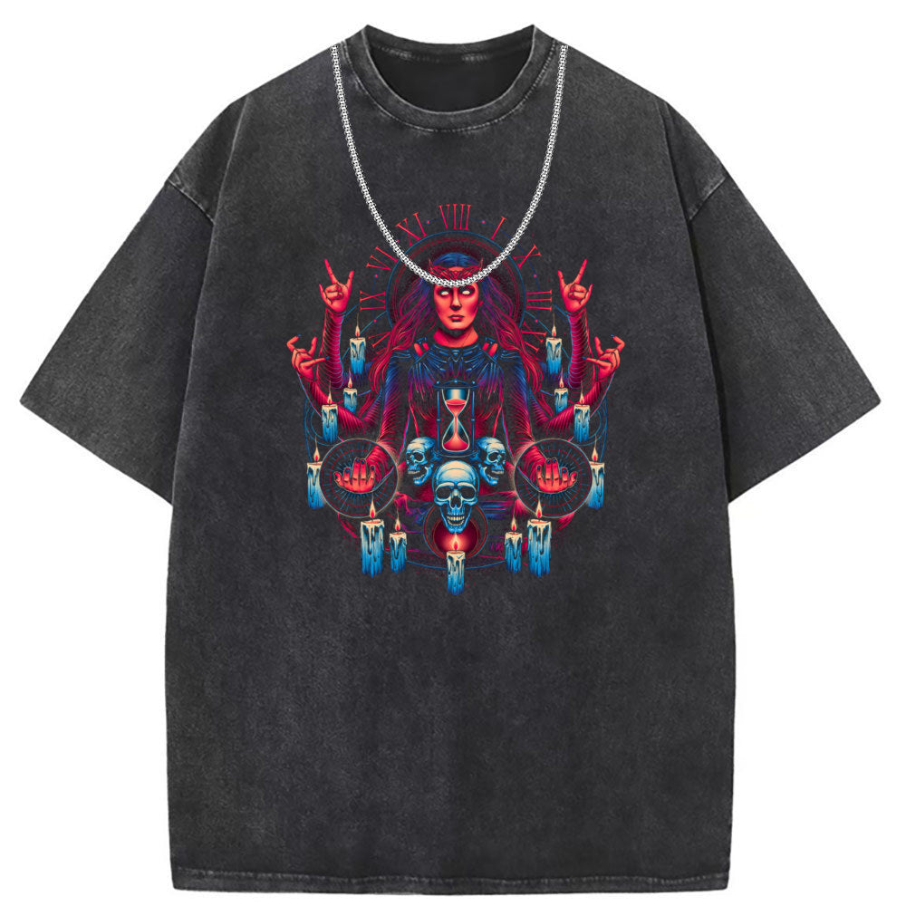 Mens T Shirts Batik Washed