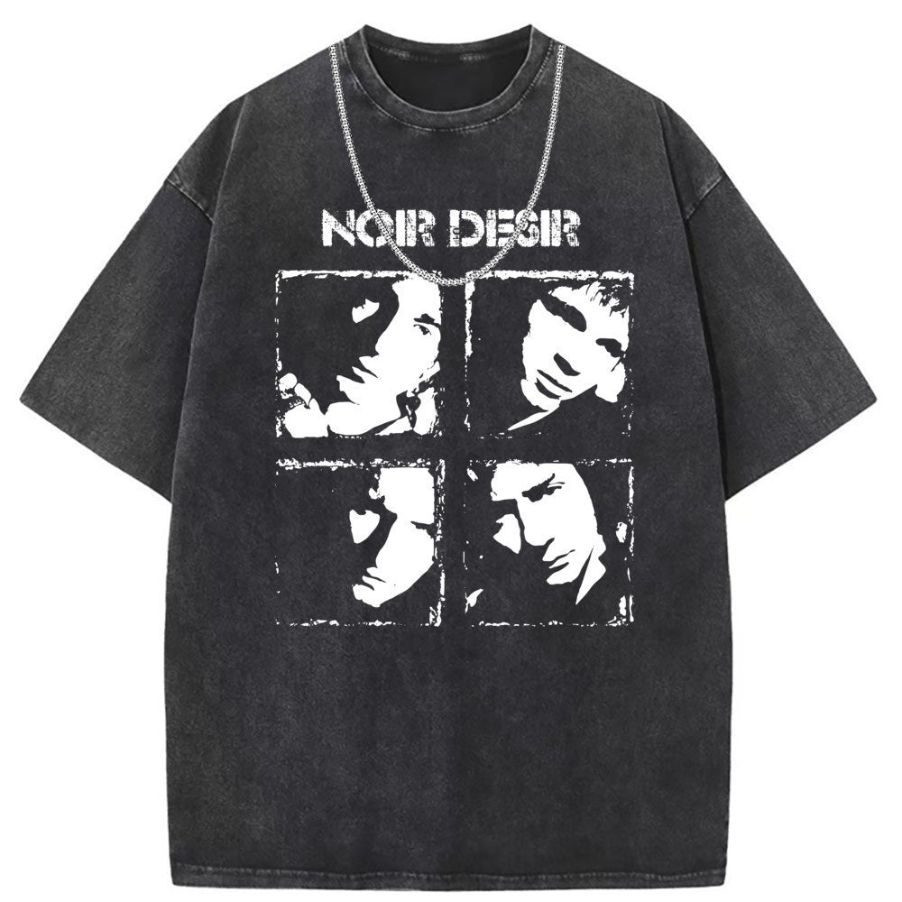 Men T Shirts Old vintage cotton short-sleeved T-shirt