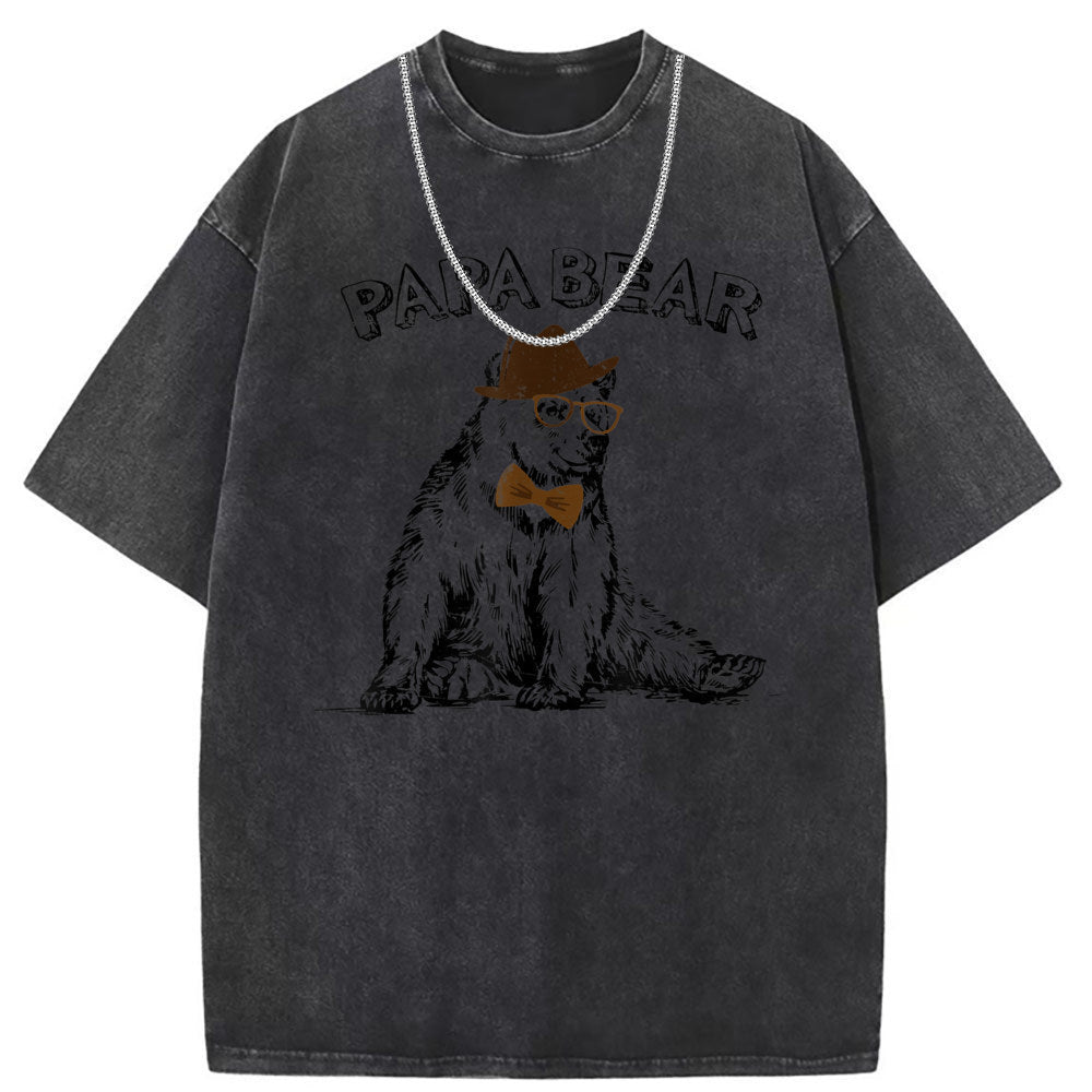 Mens T Shirts Retro Old Cotton Short Sleeve T-Shirts