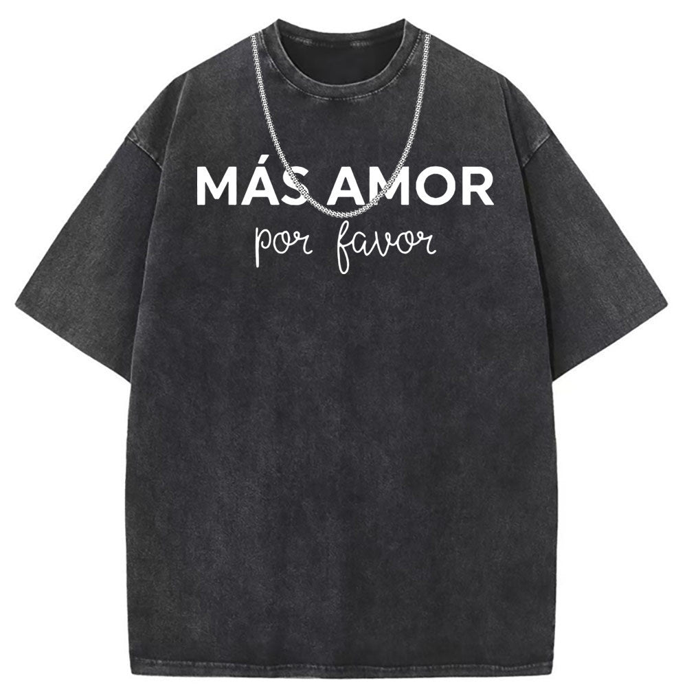 Men T Shirts Old vintage cotton short-sleeved T-shirt couple
