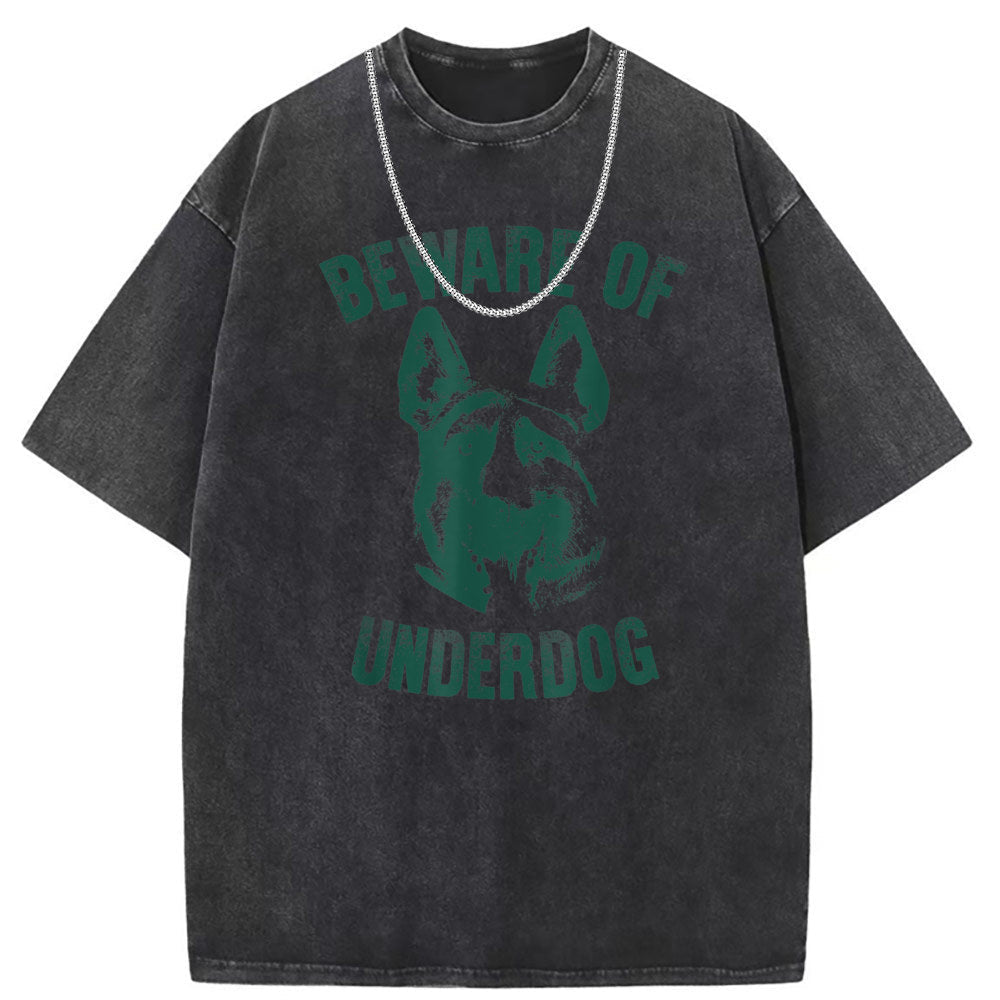 Men T Shirts Washed and old printed short-sleeved T-shirt loose and casual