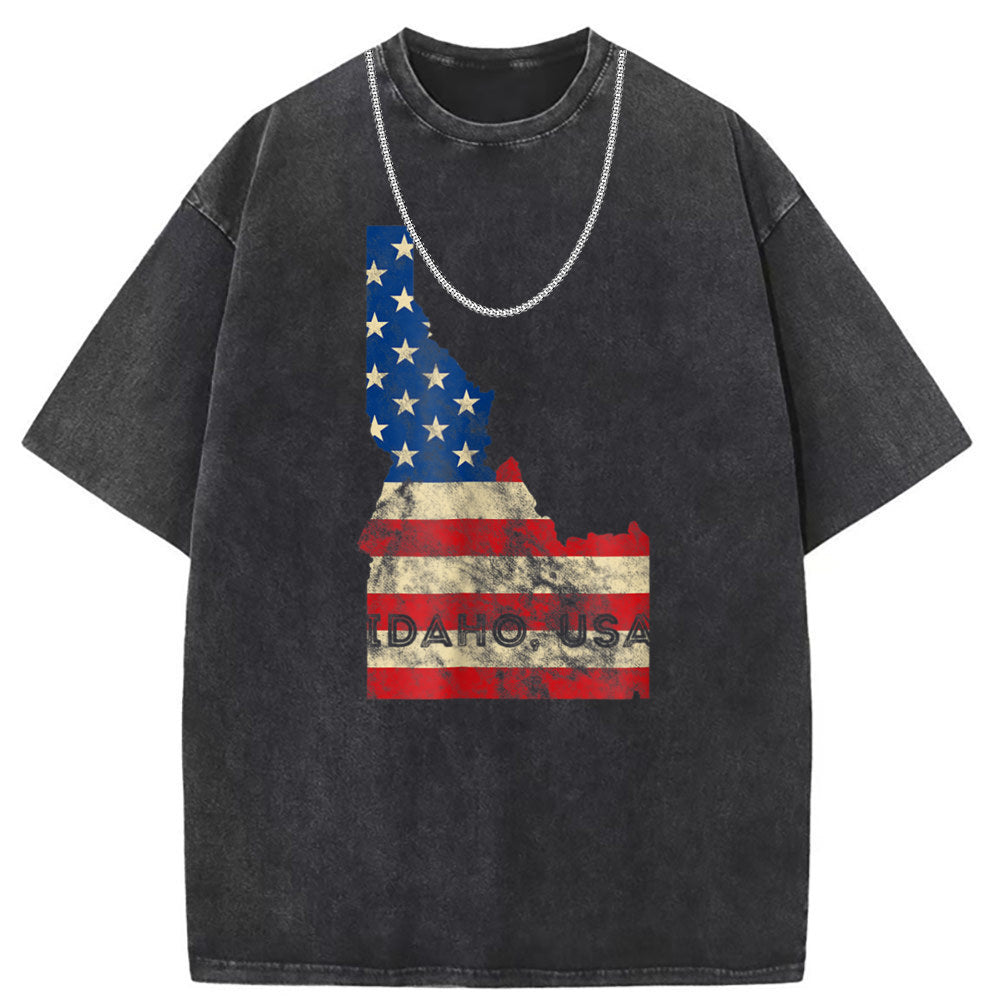 Men T Shirts Short sleeve t-shirt retro anime oversize loose