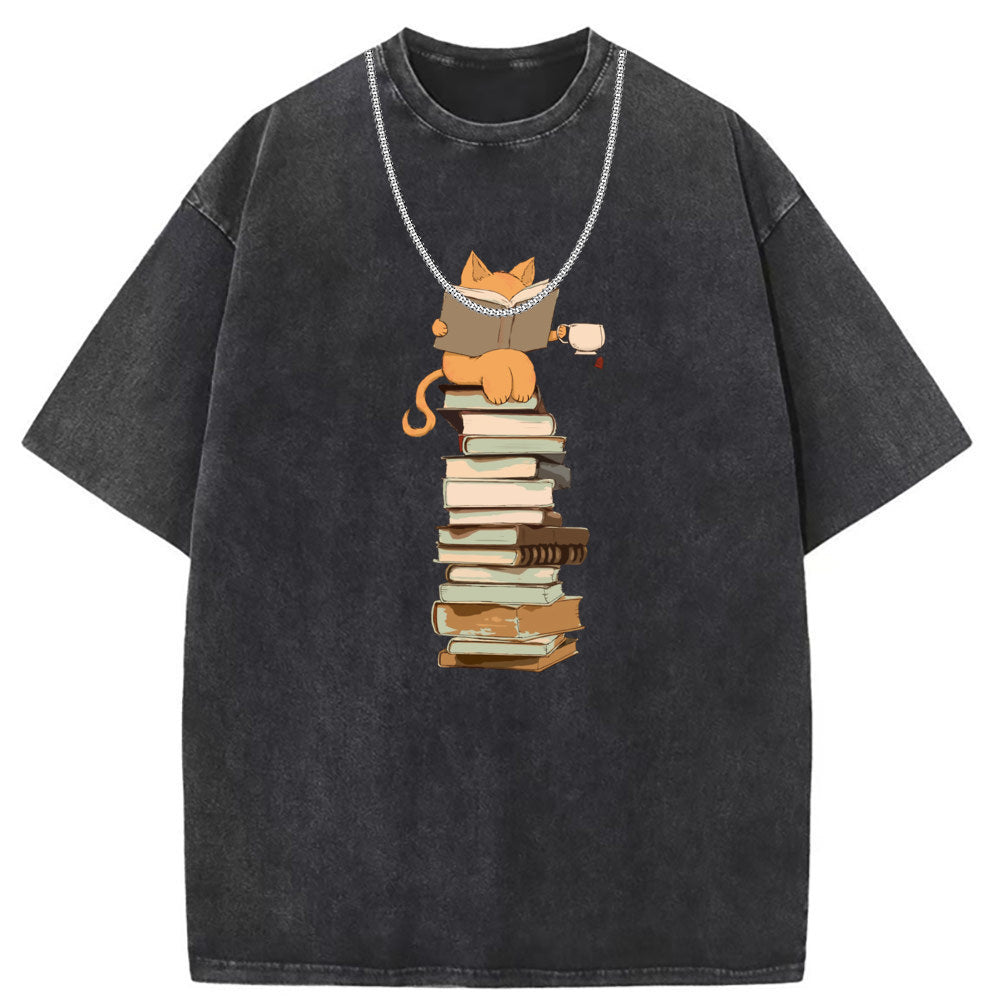 Mens T Shirts Punk Cotton Print