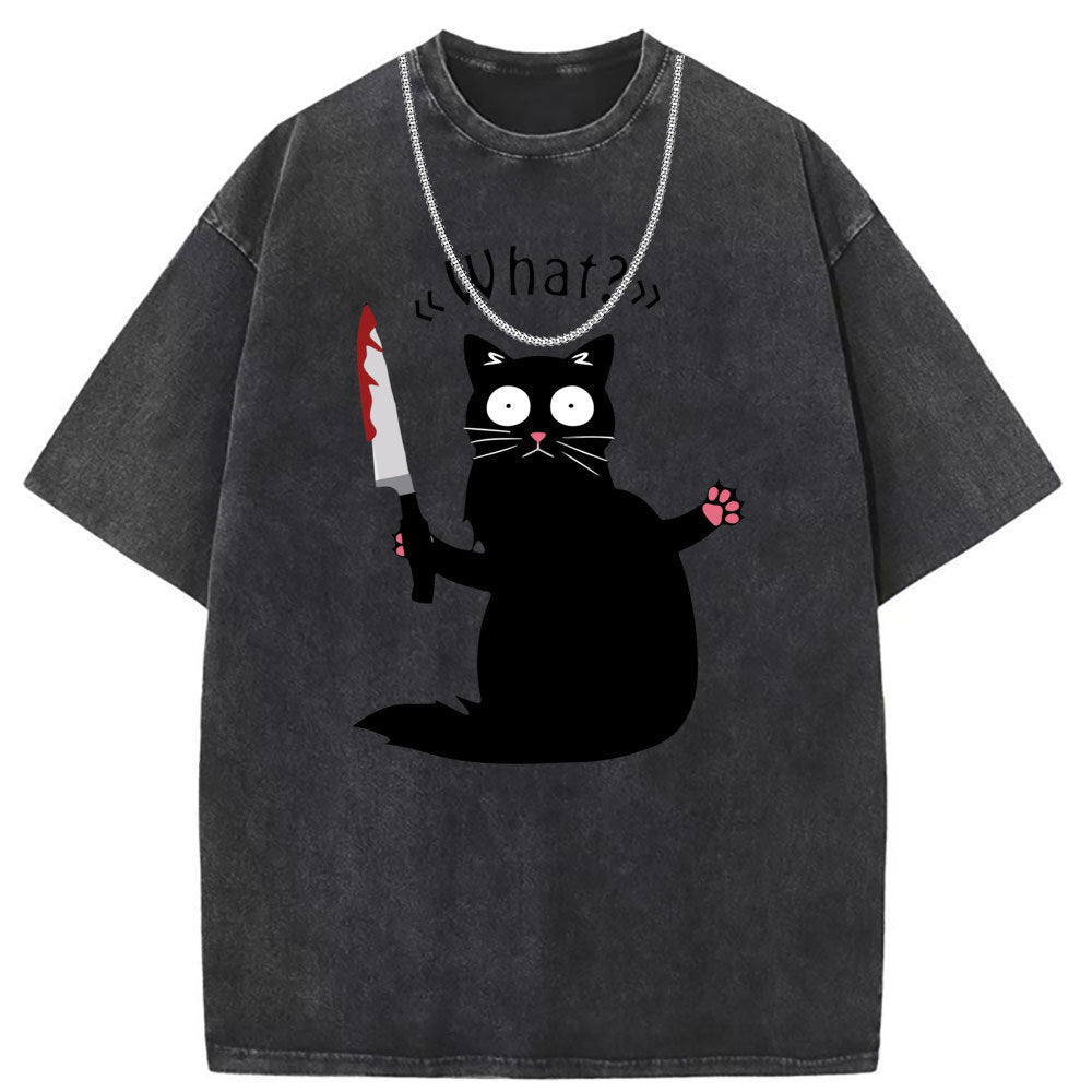 Mens T Shirts Punk Cotton Print