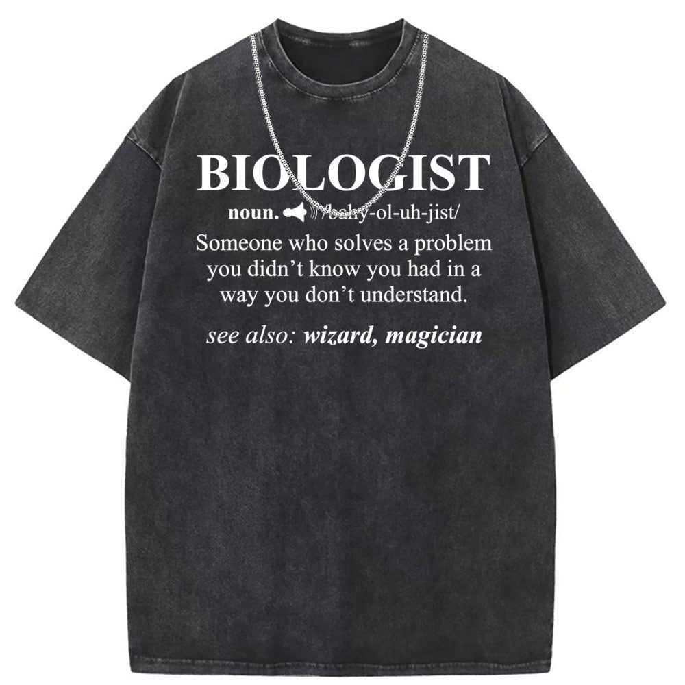 Men T Shirts Washed Old Printed Short Sleeve T-Shirts Women's Loose