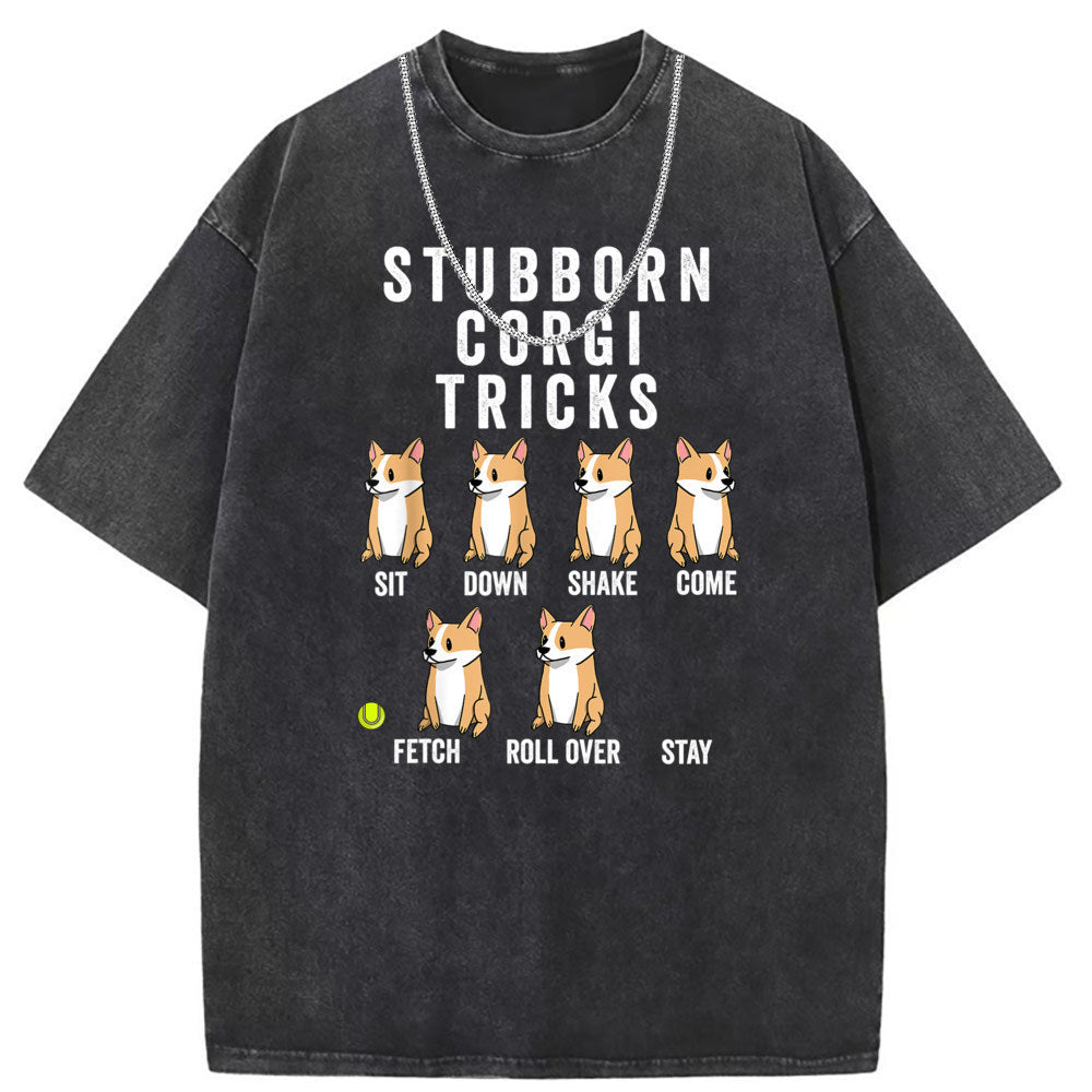 Men T Shirts Short Sleeve T-Shirt Men's Washed Old Punk