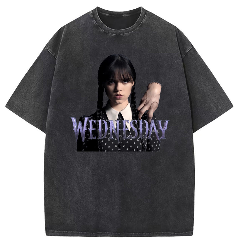 Men T Shirts Washed Old Retro Trend