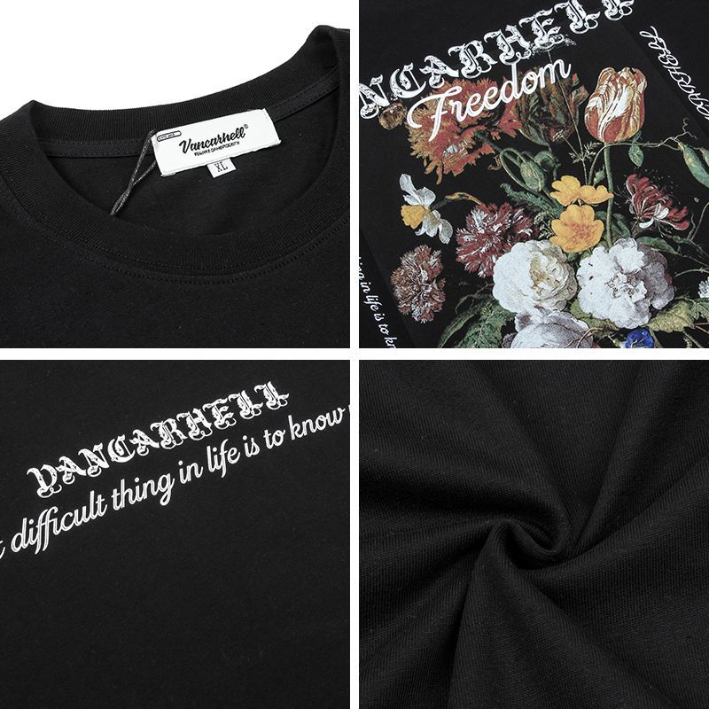 Men's T Shirts Printed Loose Short Sleeves